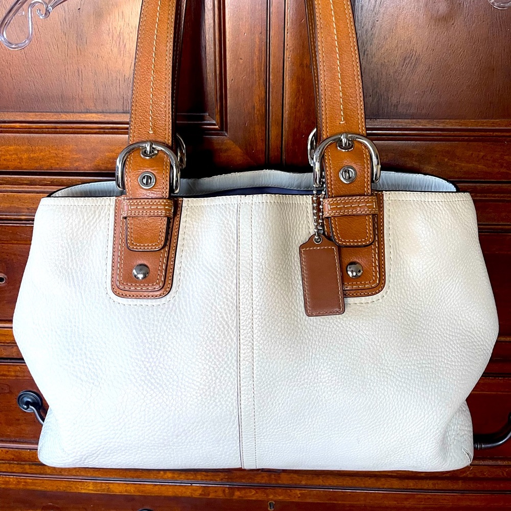 Banana Republic Genuine leather handbag. Good pre-owned condition.